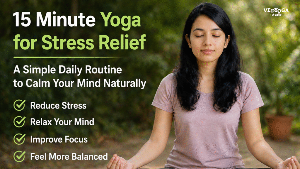 15 minute yoga for stress relief