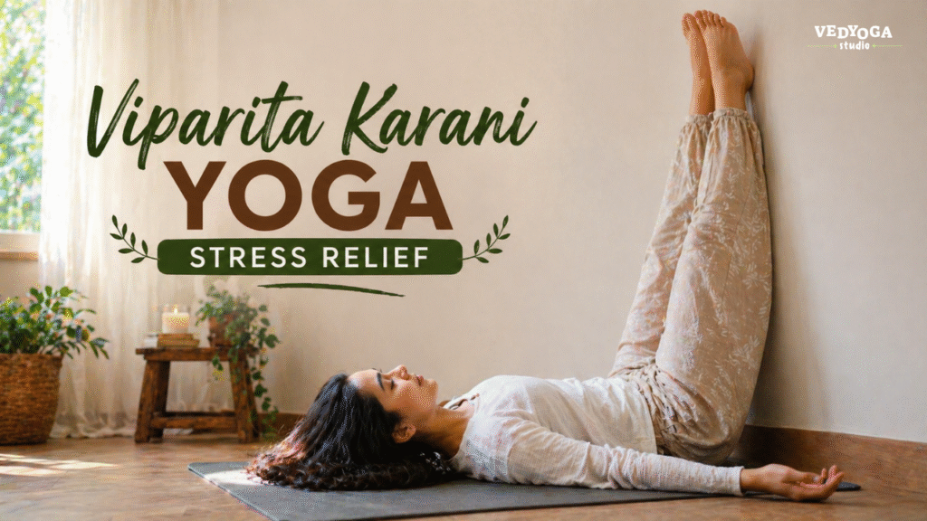 Viparita Karani Yoga Stress Relief 