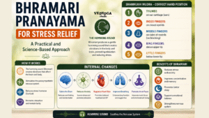 Bhramari Pranayama for Stress Relief: A Practical and Science-Based Approach